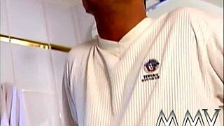 Blonde harlot takes my cock in the bath, damn she good. Can't believe how she suck it!