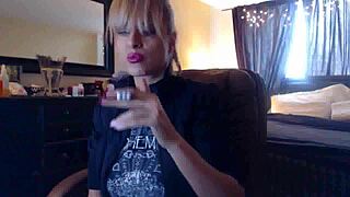 Sandi Smoking Cigarettes