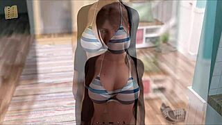 Teacher With Big Tits And Ass In Summer Heat