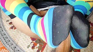 Slim fit girl gets intense missionary action in closeup homemade video