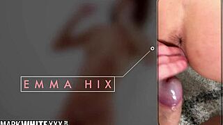 emma hix in bent over threesome deepthroat 😈