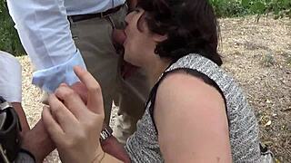 voyeur scene: italian milf fucked in front of boyfriend and friends