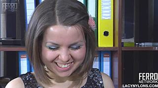 russian girl enjoys solo fucking softly