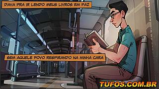 Novinha Fogosa E Sem Calcinha No Metrô Escuro Luz No Fim Do Trem Gozando A Vida Adoidado