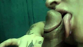 i get deepthroat from girlfriend in homemade blowjob part 1