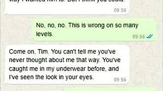 i accidentally sent stepmom a dick pic on whatsapp... her reaction shocked me!