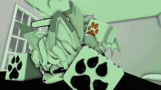 i watch roblox furry animation with big cock and cum