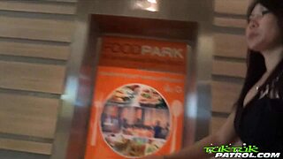 thai asian girl picked up for a fast hardcore fuck with big cock