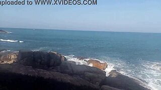 Brazilian Fishermen Fuck On Rocks!