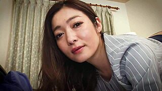 busty slut wife lured a stranger to bang her shaved pussy hard