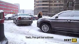 so, this young chick Rose Wild sucked a stranger's boner for cash in a rough homemade clip