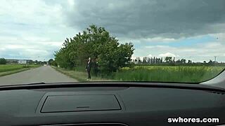 is nela decker worth every penny for this blowjob and doggystyle in the car?