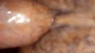 close-up footage of a mature individual in a wet setting