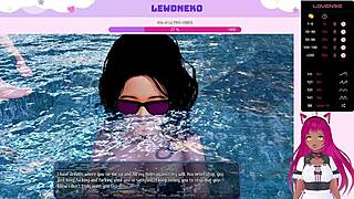 Vtuber Lewdneko dives into Harem Hotel antics in part 24 of wild game