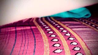 Indian chachi in doggystyle, fucked roughly, all cum on big ass. 🐴🍑