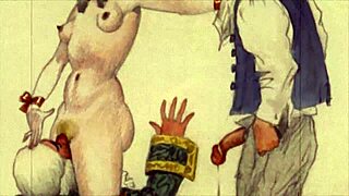 Discover vintage erotic art from antique cartoons and anime collections