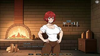 Tomboy Love In Hot Forge Hentai Game Ep 1: She Masturbates Thinking Of You!