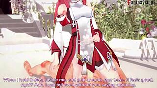 YAE MIKO EXPLORES FANTASY IN GENSHIN IMPACT WITH PINK HAIRED GIRL