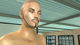 Animated 3d gay prince engages in desert fantasy sex with arab lover