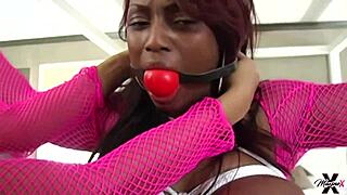 Asian Mistress MaxineX Forces Bound Slave Jada Fire to Squirt