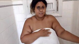 my stepmom was showering when i got hard and took her.