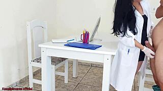 doutora jennyfer fixes erection issue during outdoor exam