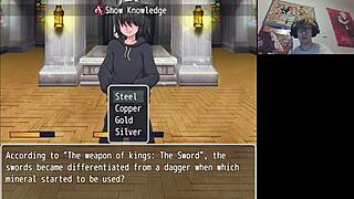 naughty library fun with hentai quiz game uncensored doggystyle cumshot