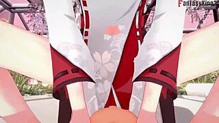 YAE MIKO EXPLORES FANTASY IN GENSHIN IMPACT WITH PINK HAIRED GIRL