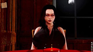 Hey, is this hot housewife giving handjob to monster cock at home?