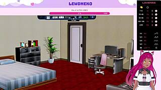 Vtuber Lewdneko dives into Harem Hotel antics in part 24 of wild game