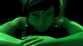 the bitch tries fucking different men one by one to chase that orgasm