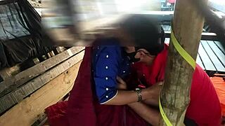 Bengali Girl in Red Saree Has Outdoor Sex Fun. Want Some?