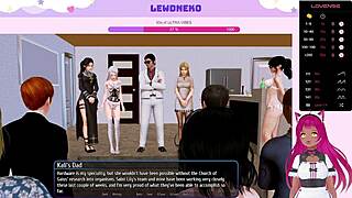 Vtuber Lewdneko dives into Harem Hotel antics in part 24 of wild game