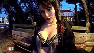 young domina trying to dominate older man in uncensored video