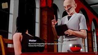 Hey, is this hot housewife giving handjob to monster cock at home?