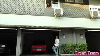 مؤخرة سمينة ترنس مارسيلا ليما تأخذ زب أسود في فمها وعمق مؤخرتها