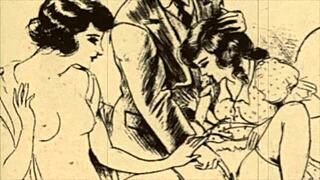 Discover vintage erotic art from antique cartoons and anime collections