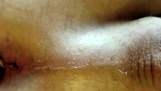 Taking that massive Costa Rican cock hard