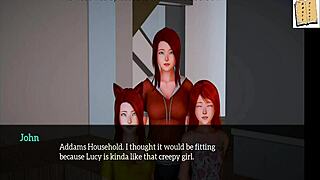 Redhead Teen In 3D Family Game Sex