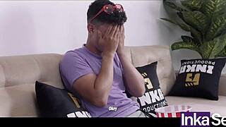 Black milf rides gay couple on Valentine's