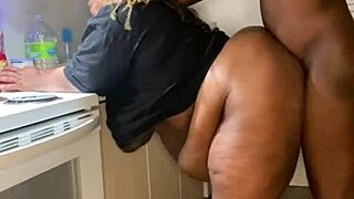 Chubby BBW Gets Midnight Creampie Blast!