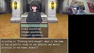 naughty library fun with hentai quiz game uncensored doggystyle cumshot