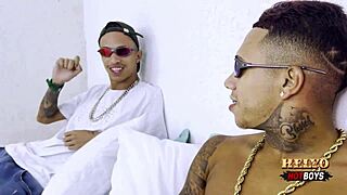 teen brazilian gives ass to active carioca in mansion bedroom, falling onto big cock for homemade anal orgasm