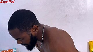 Can hot black slut handle massive cock?