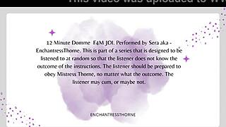 I guide you through femdom joi denial