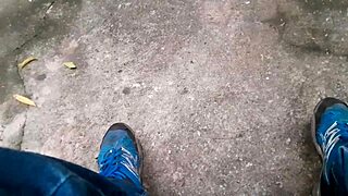 hey, watch this gay brasileiro masturbating in the mato?