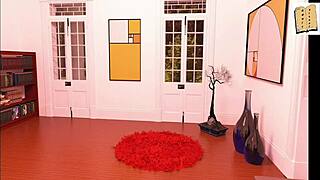 isabella kisses passionately in the library during being a dik chick route 44?