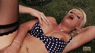 Big dick lover prepares blonde MILF for anal sex with oral sex and cowgirl position