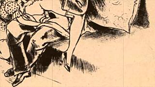 Discover vintage erotic art from antique cartoons and anime collections