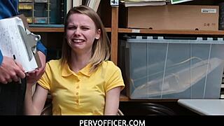 i'm catarina petrov begging the pervofficer to punish me in the office